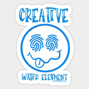 The Creative Water Element Sticker